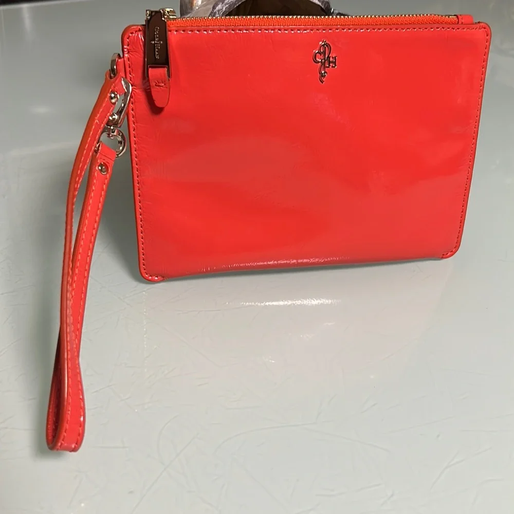 Cole Haan Patent Leather Wristlet Wallet